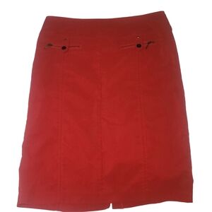 Le Grenier Classic Red Women's Skirt 8